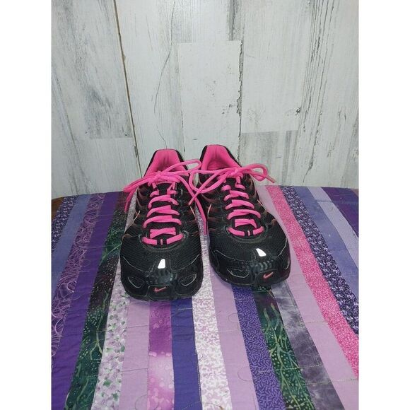 Nike Air Max  Woman’s Shoes Torch 4 Running Black Pink Sneakers SZ 9 US - Picture 2 of 13
